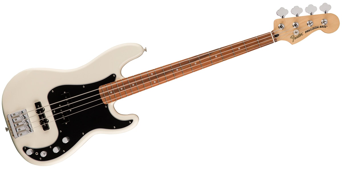 FENDER/Deluxe Active Precision Bass Olympic White