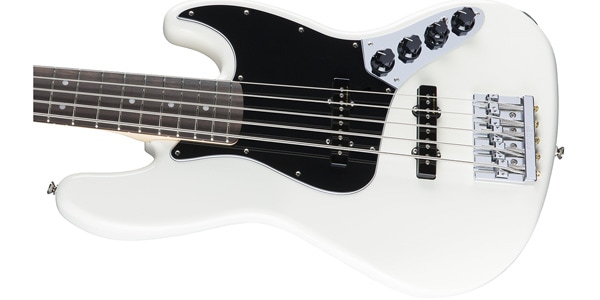 FENDER / Deluxe Active Jazz Bass V Olympic White画像4