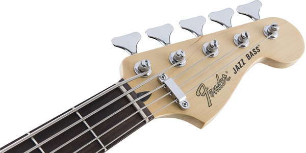 FENDER Deluxe Active Jazz Bass V Olympic White 送料無料