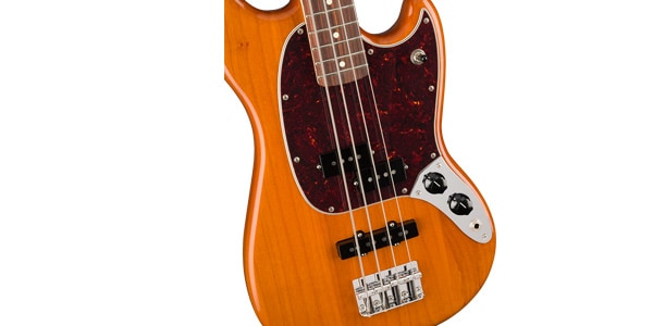 FENDER フェンダーエレキベース Player MustangR Bass PJ, Pau Ferro, Aged Natural  144053528