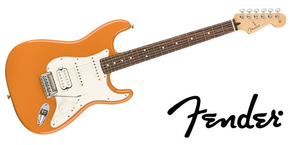 Player　Orange　送料無料　Capri　FENDER　HSS　PF　フェンダー　Stratocaster　サウンドハウス