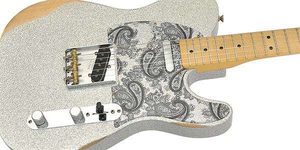 FENDER / Brad Paisley Road Worn Telecaster Maple Silver Sparkle画像2