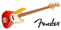 FENDER Player Plus Jazz Bass V Pau Ferro FB Tequila Sunrise