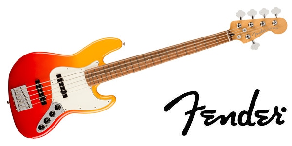 FENDER/Player Plus Jazz Bass V Pau Ferro FB Tequila Sunrise