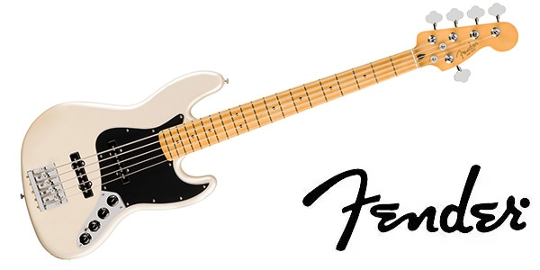 FENDER / Player II Modified Active JB V, Maple FB, Olympic Pearl