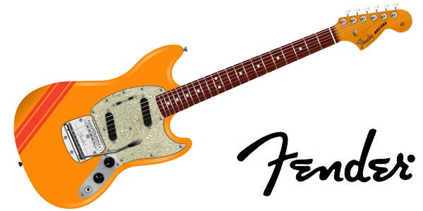 FENDER ( フェンダー ) / Vintera II 70s Mustang Rosewood FB Competition Orange