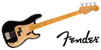 FENDER Vintera II 50s Precision Bass Maple FB Black