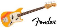 FENDER Vintera II 70s Mustang Bass Rosewood FB Competition Orange