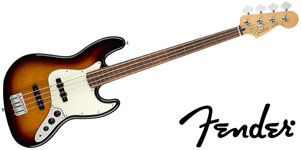 Player Jazz Bass Fletless 3-Color Sunburst