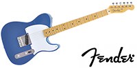 FENDER 70th Anniversary Esquire, Maple Fingerboard Lake Placid Blue