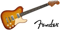 FENDER Limited Edition Troublemaker Tele Deluxe Rose Ice Tea Burst