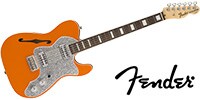 FENDER Telecaster Thinline Super Deluxe RW ORANGE