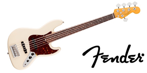 FENDER / American Professional Jazz Bass V RW FB Olympic White