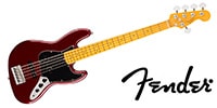 FENDER / American Professional Jazz Bass V Maple FB Oxblood