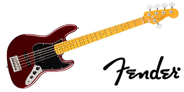 FENDER / American Professional Jazz Bass V Maple FB Oxblood