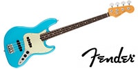 FENDER American Professional II Jazz Bass Miami Blue