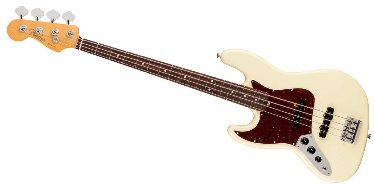 FENDER/American Professional II Jazz Bass Left-Hand Olympic White