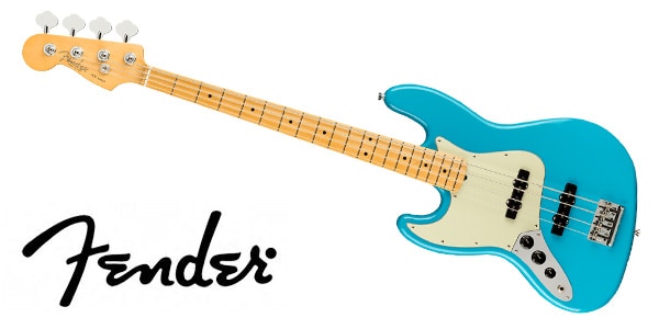 FENDER / American Professional II Jazz Bass Left-Hand Miami Blue