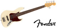 FENDER American Professional II Jazz Bass V Olympic White