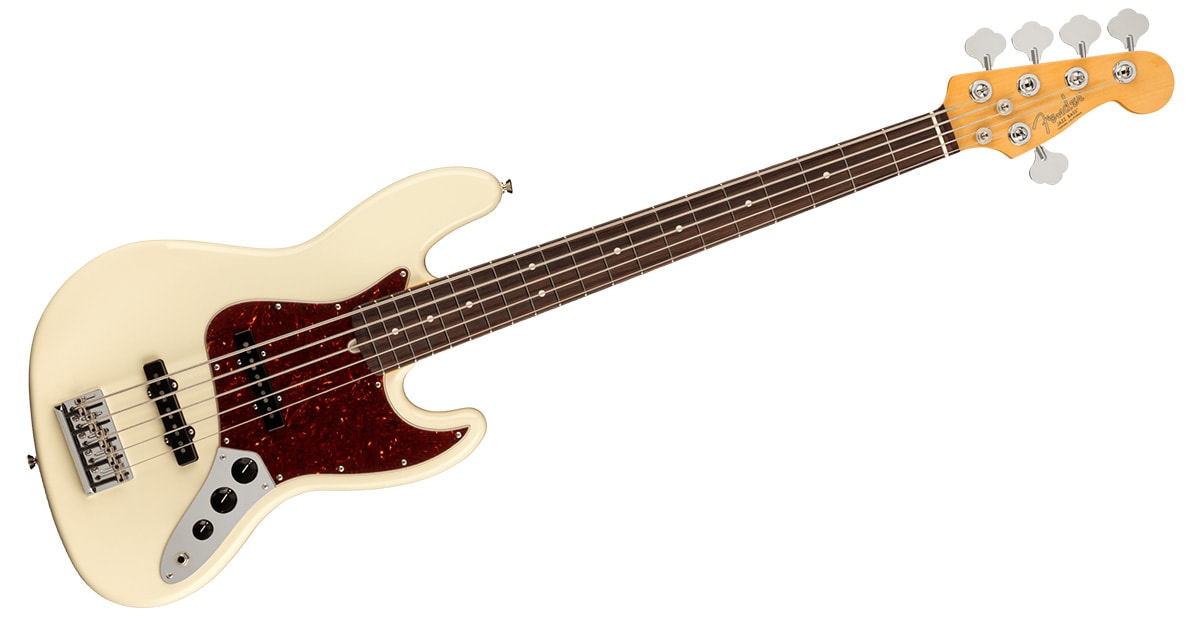 FENDER/American Professional II Jazz Bass V Olympic White