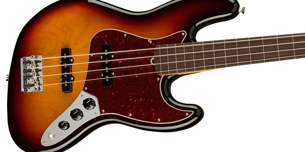 FENDER / American Professional II Jazz Bass Fretless 3-Color Sunburst画像4