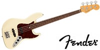 FENDER American Professional II Jazz Bass Fretless Olympic White