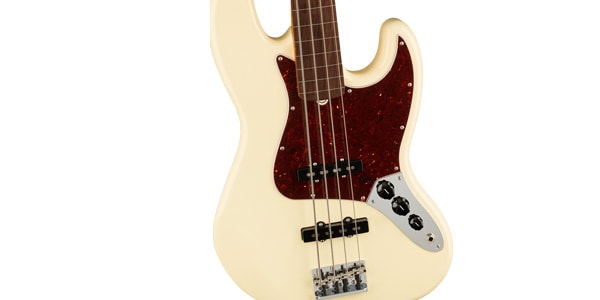 FENDER / American Professional II Jazz Bass Fretless Olympic White画像3