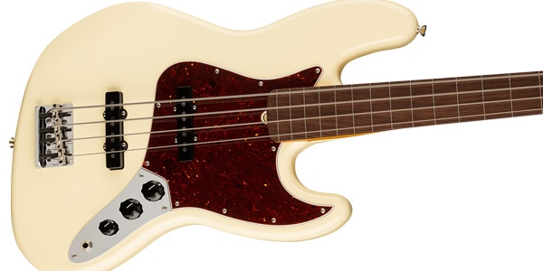 FENDER / American Professional II Jazz Bass Fretless Olympic White画像4