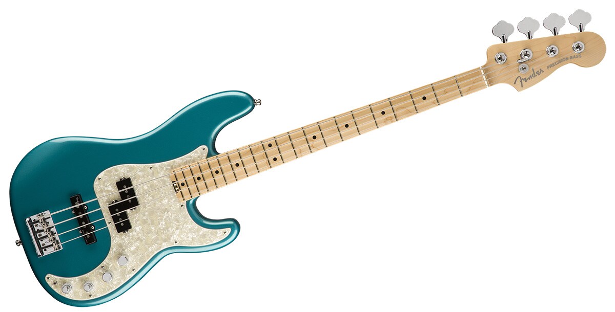 FENDER/American Elite PREC BASS Maple Ocean Turquoise