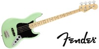 FENDER American Performer Jazz Bass Satin Surf Green