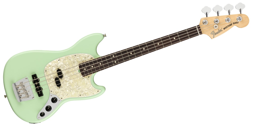 FENDER/American Performer Mustang Bass Satin Surf Green