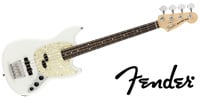 FENDER American Performer Mustang Bass Arctic White