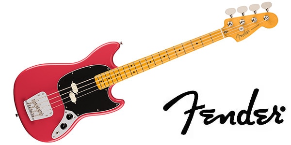 FENDER / American Pro Classic Mustang Bass M FB Faded Dakota Red