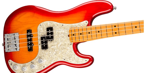 FENDER / American Ultra Precision Bass Plasma Red Burst画像3