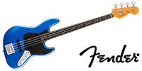 FENDER / American Ultra II Jazz Bass, Ebony FB,  Noble Blue