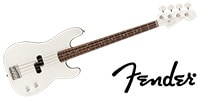 FENDER Aerodyne Special Precision Bass Rosewood Bright White