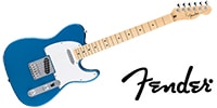 FENDER / Std Tele, Maple FB, White PG, Aqua Marine Metallic