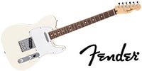 FENDER / Std Tele, Laurel FB, White PG, Olympic White
