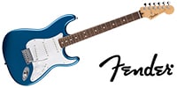 FENDER / Std Strat, Laurel FB, White PG, Aqua Marine Metallic