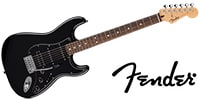 FENDER / Std Strat HSS, Laurel FB, Black PG, Black