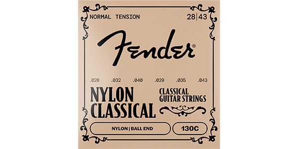 FENDER ( フェンダー ) / Nylon Acoustic Strings 130 Clear/Silver Ball End .028-.043