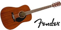 FENDER CD-60S Dreadnought All-Mahogany