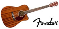 FENDER CD-140SCE Dreadnought All-Mahogany