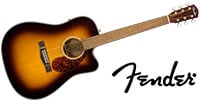 FENDER CD-140SCE Dreadnought Sunburst