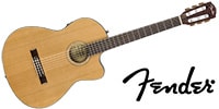 FENDER CN-140SCE Nylon Thinline Natural