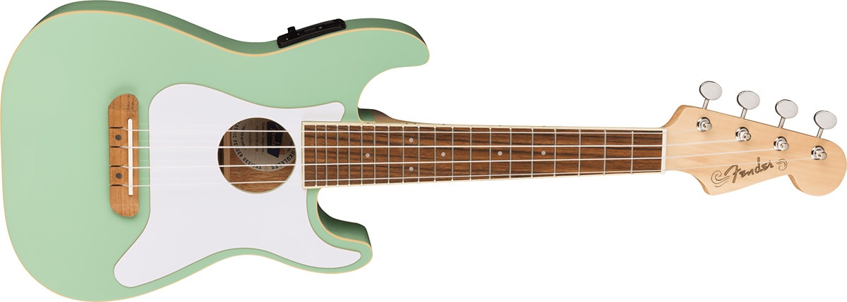 FENDER / Fullerton Strat Uke White Pickguard Surf Green画像3