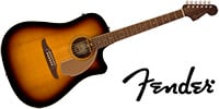 FENDER / Redondo Player Walnut FB Gold Pickguard Sunburst