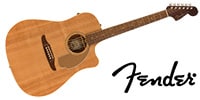 FENDER / Redondo Player Walnut FB Gold Pickguard Natural