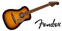 FENDER / Malibu Player Walnut FB Gold Pickguard Sunburst