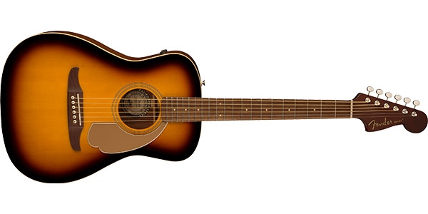 FENDER / Malibu Player Walnut FB Gold Pickguard Sunburst画像3